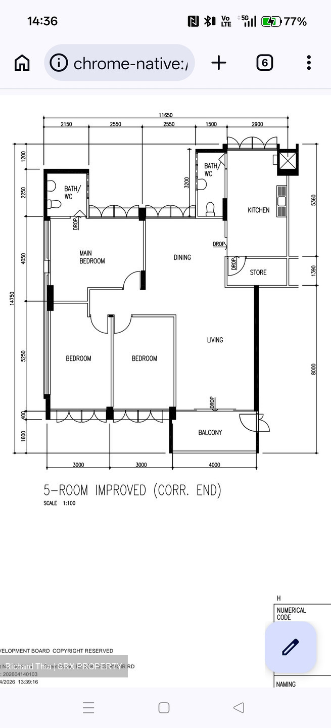 Blk 711 Bedok Reservoir Garden (Bedok), HDB 5 Rooms #546507581